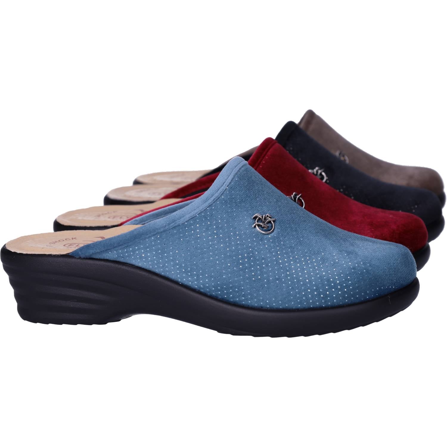 Pantoufles Kopstad Noires Nouvelle collection automne hiver 2025 Chaussures femmes Magasins Jeanmart Belgique Liege Grivegnee Ans Namur Eupen