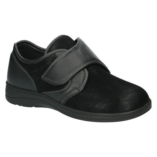 Pantoufles orthopédiques hommes Pavel Noires Nouvelle Collection automne/hiver 2025 Chaussures Jeanmart Magasins Belgique Liege Grivegnée Ans Namur
