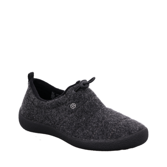 Pantoufles Olbia Noires Chaussures femmes Marque Rohde Nouvelle Collection Automne Hiver 2025 Magasins Chaussures Belgique Liège Grivegnée Ans Namur