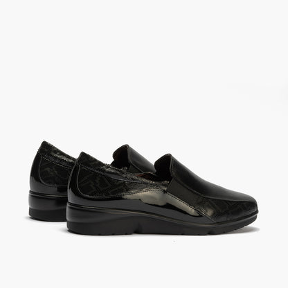 Zwarte Pieris-loafers 