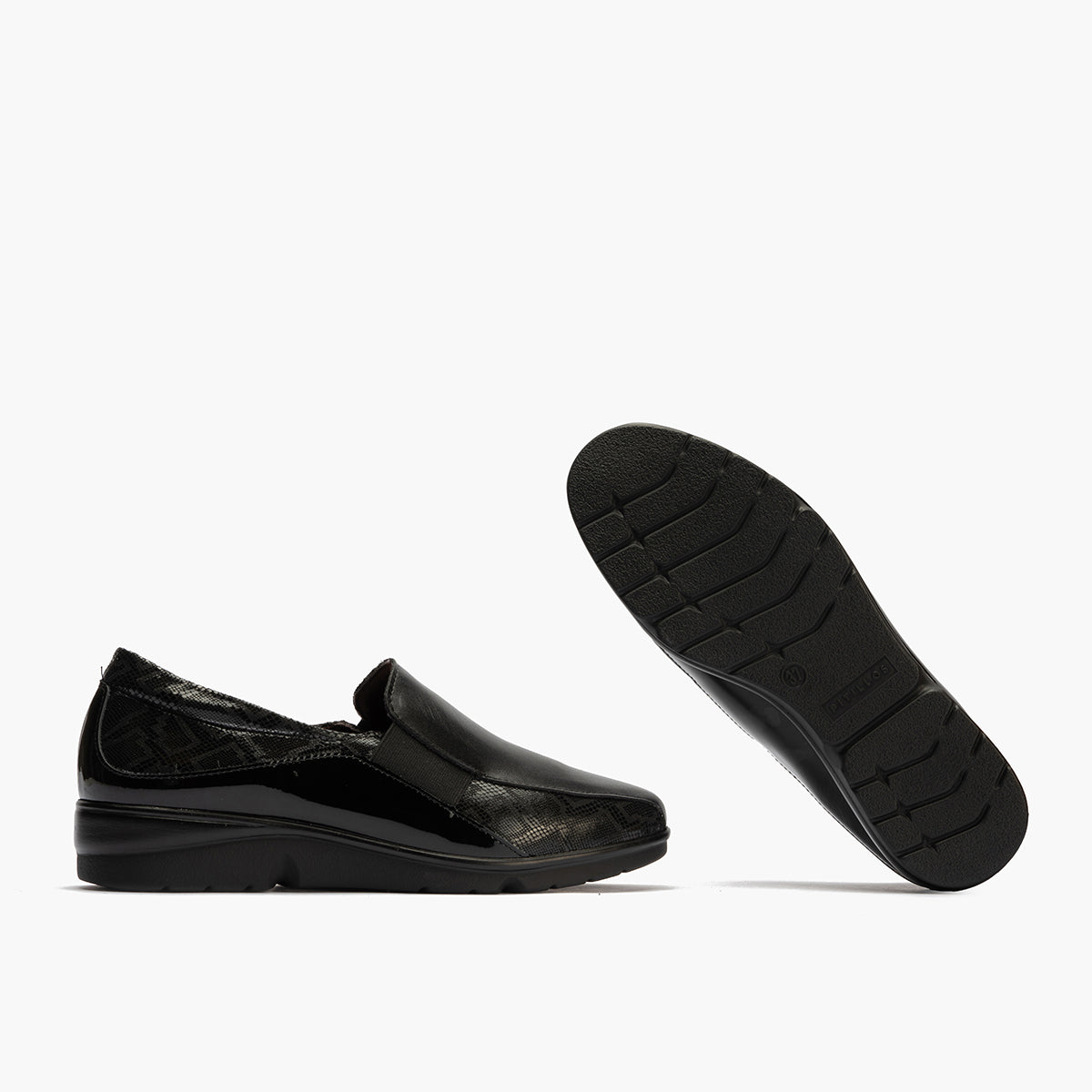 Zwarte Pieris-loafers 