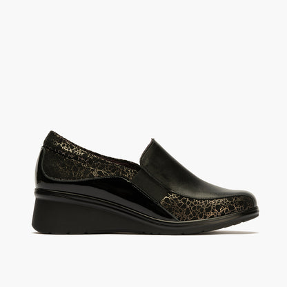 Zwarte Photinia-loafers 