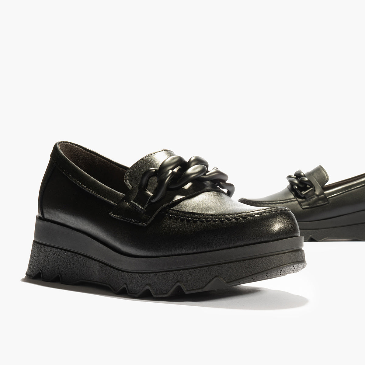 Zwarte Viorne-loafers 