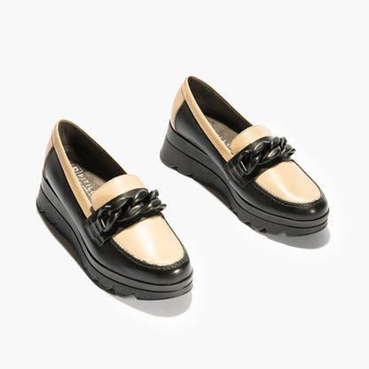 Zwarte wenge loafers 