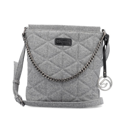 Sac Sceau Gris femmes Marque Rieker Remonte Nouvelle Collection Automne Hiver 2025 Magasins Chaussures Belgique Liège Grivegnée Ans Namur