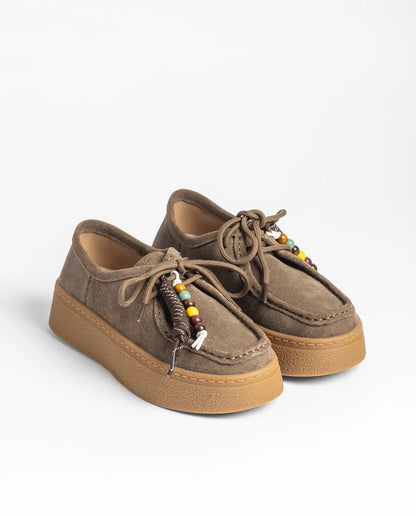 Molières Maladeta Taupes Chaussures femmes marque Yokono Nouvelle collection automne/hiver 2026 Magasins Jeanmart Belgique Liège Grivegnée Ans Namur Eupen