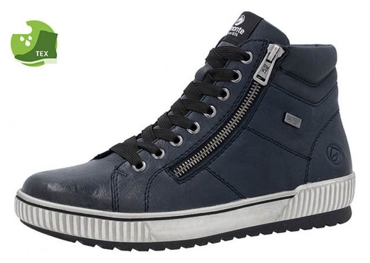 Bottines Brande Bleues Chaussures femmes Marque Rieker Remonte Nouvelle Collection Automne Hiver 2025 Magasins Chaussures Belgique Liège Grivegnée Ans Namur