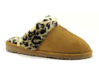 Pantoufles Leop Camel AZ-81 Nouvelle Collection automne/hiver 2025 Chaussures Jeanmart Magasins Belgique Liege Grivegnée Ans Namur
