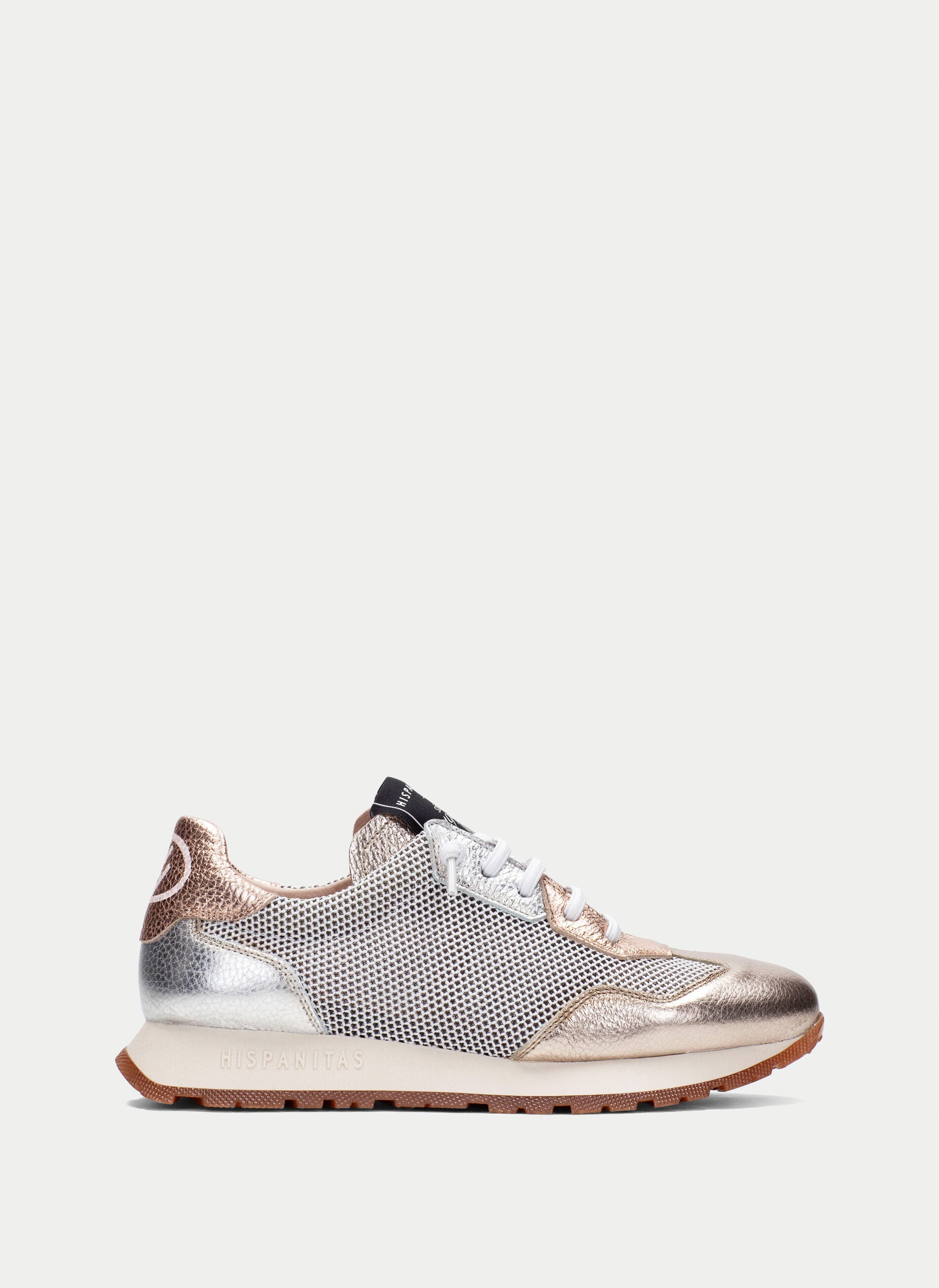 Baskets Diez Argentées article chv253869 Marque Hispanitas Chaussures Femmes Magasin Belgique Liège Grivegnée Ans Namur Eupen Nouvelle Collection Printemps été 2025 