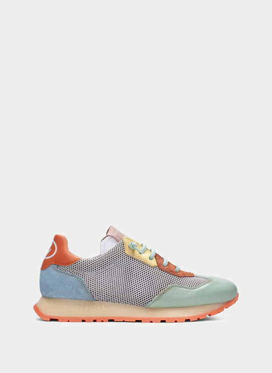 Baskets Diez Turquoises article chv253869 Marque Hispanitas Chaussures Femmes Magasin Belgique Liège Grivegnée Ans Namur Eupen Nouvelle Collection Printemps été 2025