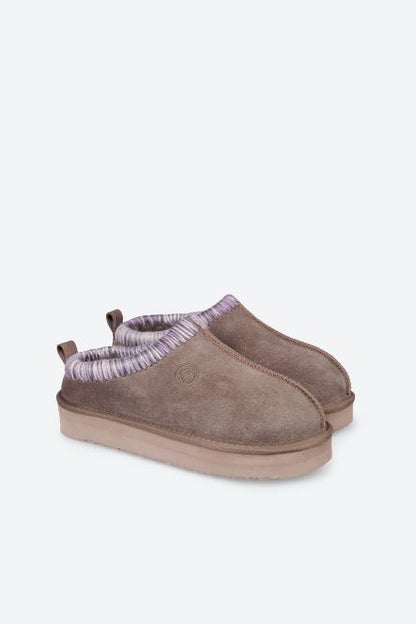 Pantoufles Genova Taupes Chaussures femmes Marque Rohde Nouvelle Collection Automne Hiver 2025 Magasins Chaussures Belgique Liège Grivegnée Ans Namur