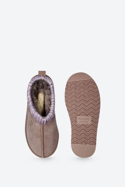 Pantoufles Genova Taupes