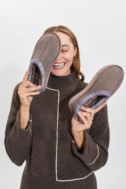 Pantoufles Genova Taupes