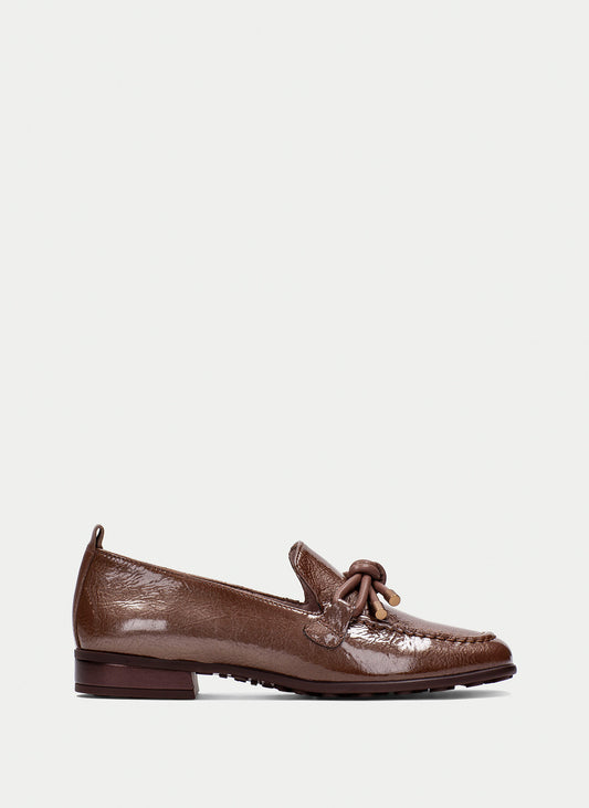 Mocassins Genova Bruns HI254292 Chaussures femmes Marque Hispanitas Nouvelle collection automne hiver 2025 Magasins Belgique Liège Grivegnée Ans Namur