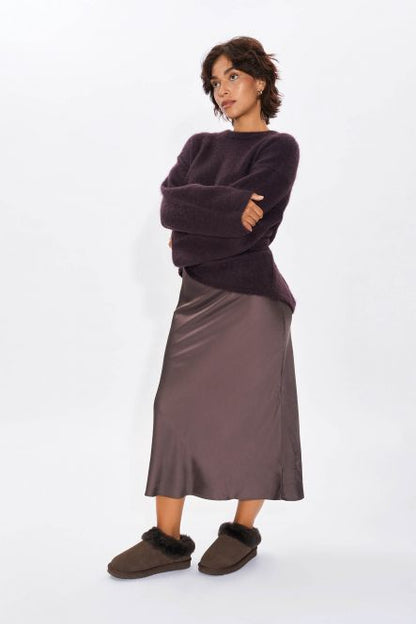 Pantoufles Soazza Brunes