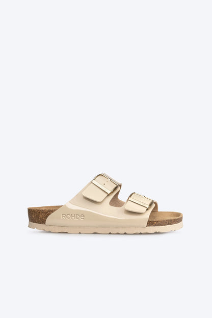 Beige Gemma-muiltjes 
