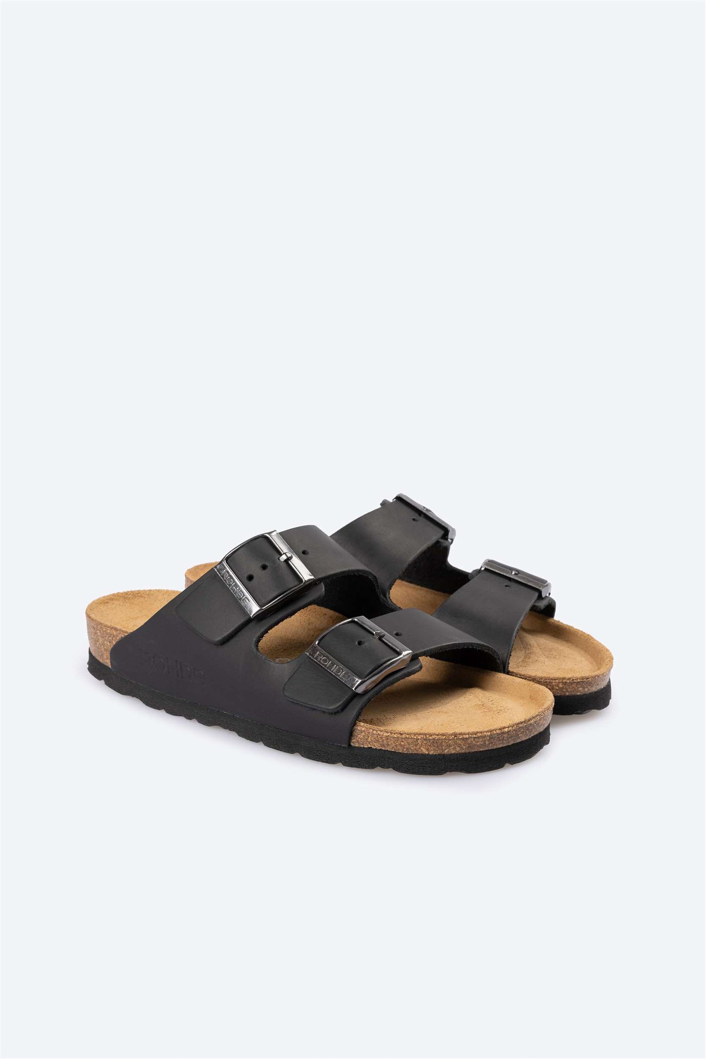 Mules Alba Noires Article 5577 marque Rohde chaussures hommes magasin chaussures Jeanmart Belgique Liège Grivegnée Ans Namur Eupen
