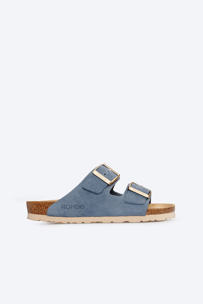 Mules Alba Bleu Foncé