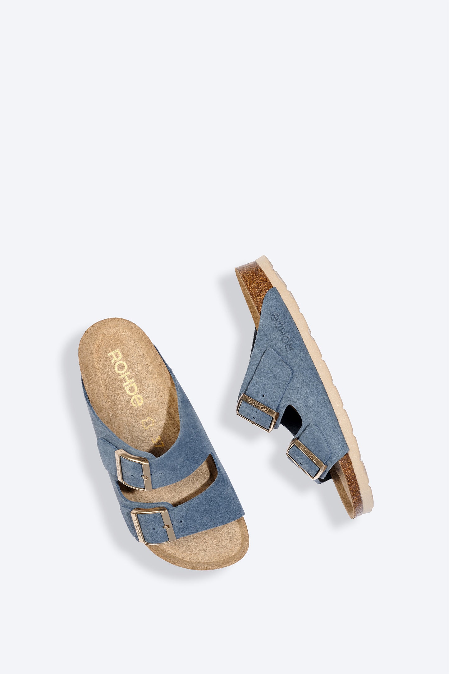 Mules Alba Bleu Foncé