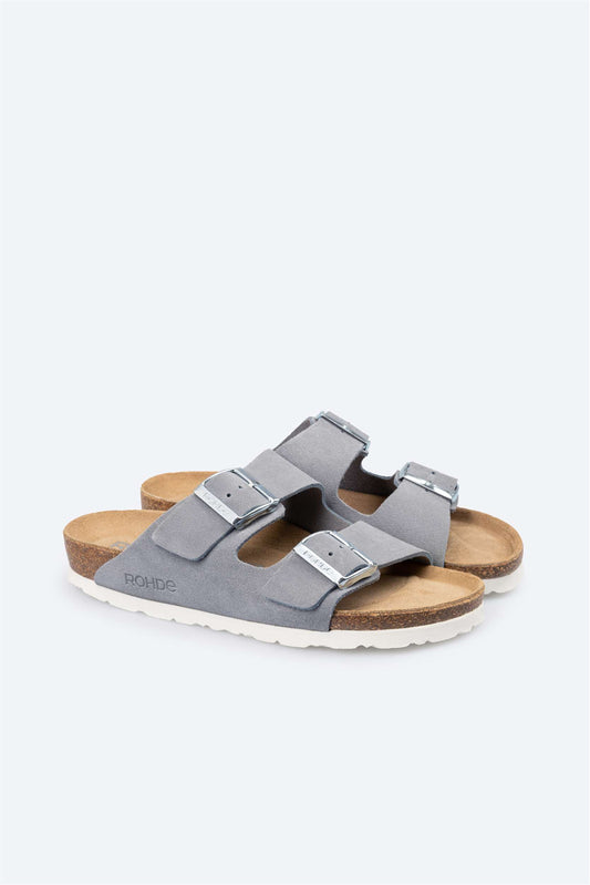 Mules Alba Grises Article 5590 marque Rohde chaussures hommes magasin chaussures Jeanmart Belgique Liège Grivegnée Ans Namur Eupen