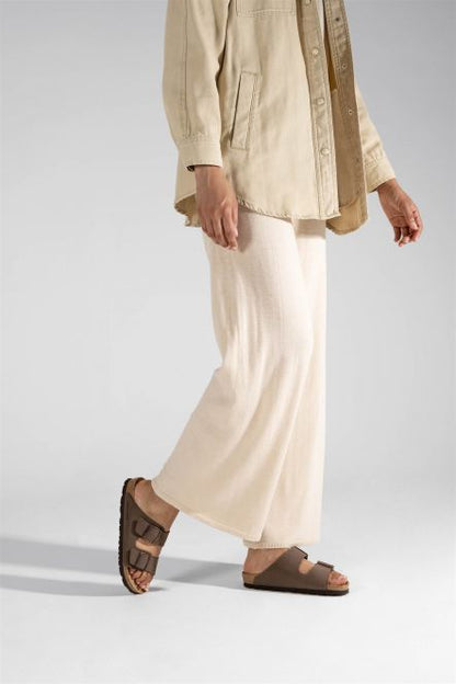 Bernsteinbraune Mules 