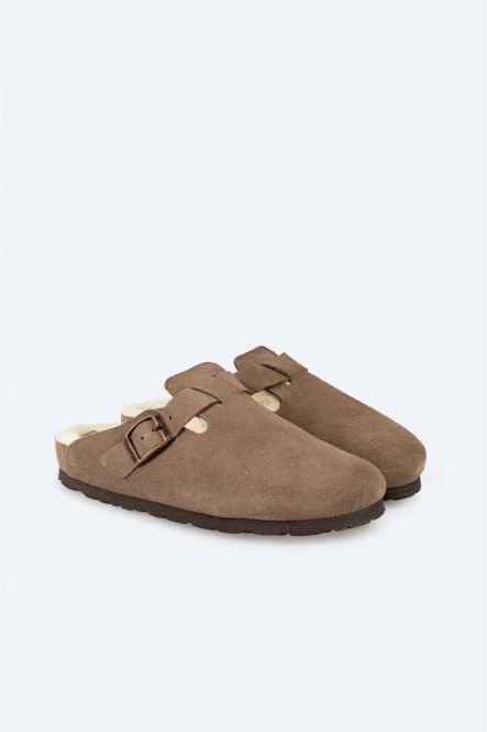 Pantoufles sunny 6069 Beige Chaussures femmes Rohde Belgique Liège Nouvelle collection automne hiver 2024 Magasins Liège Grivegnée Ans Namur