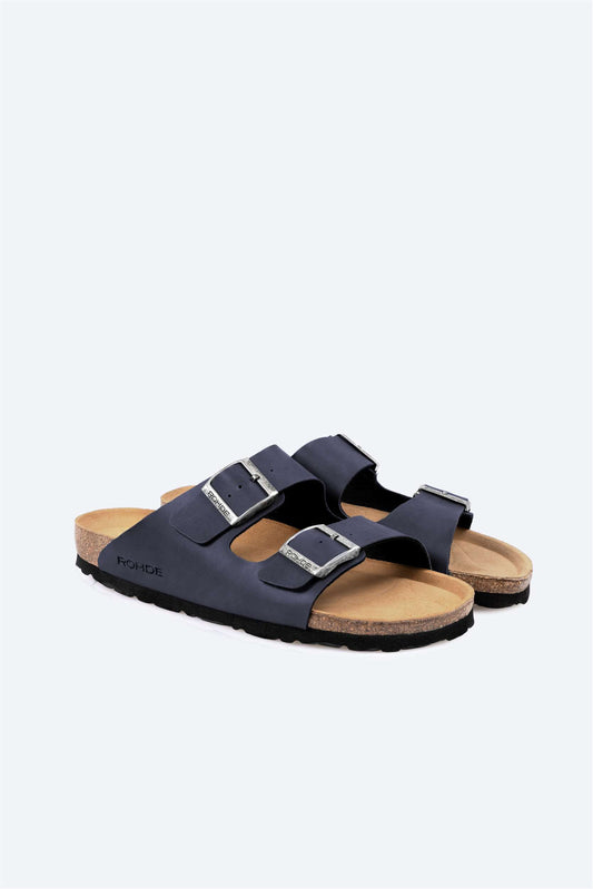 Mules Sunnys Bleues Article 5920 marque Rohde chaussures hommes magasin chaussures Jeanmart Belgique Liège Grivegnée Ans Namur Eupen
