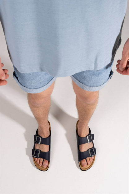 Mules Sunnys Bleues