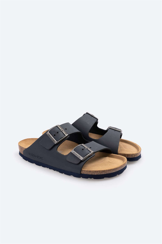 Mules Sunny Bleues Article 5925 marque Rohde chaussures hommes magasin chaussures Jeanmart Belgique Liège Grivegnée Ans Namur Eupen