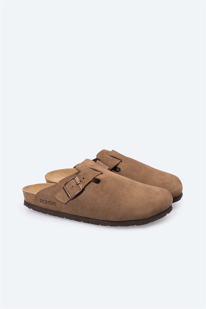 Sabots Sunnys Camel Article 6694 Chaussures hommes marque Rohde Nouvelle Collection Printemps/été 2026 Chaussures Jeanmart Magasins Belgique Liege Grivegnée Ans Namur Eupen