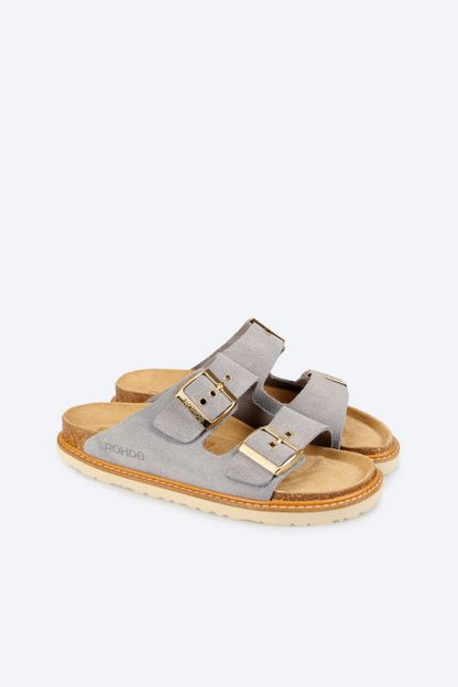 Mules Lou Bleues Chaussures femmes Marque Rohde Shop Nouvelle collection printemps été 2024 Magasins Belgique Liège Grivegnée Ans Namur