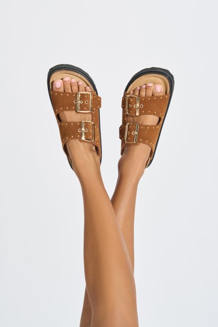 Mules Tropea Camel