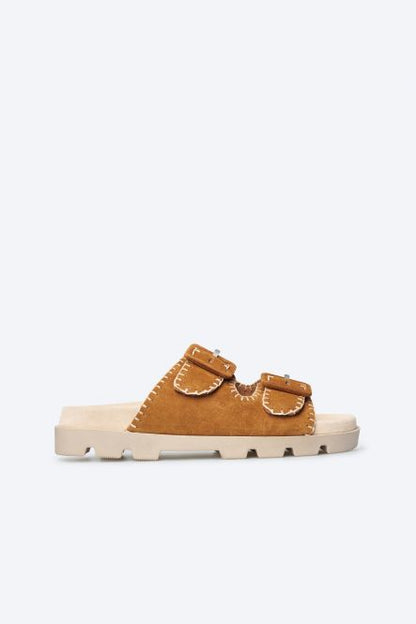 Mules Venezia Camel
