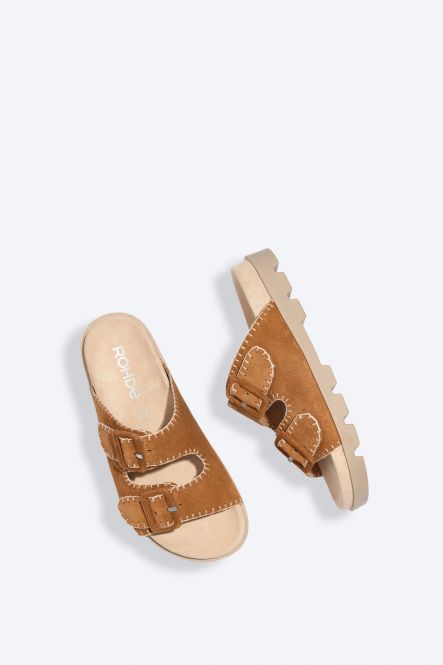 Mules Venezia Camel