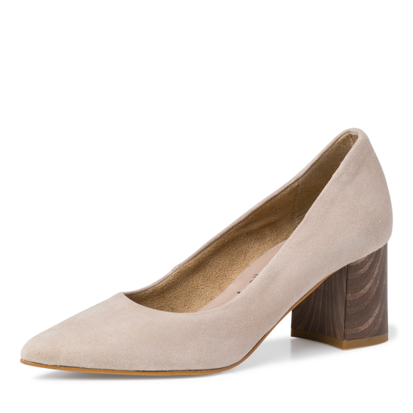 Beige Pampas-pumps