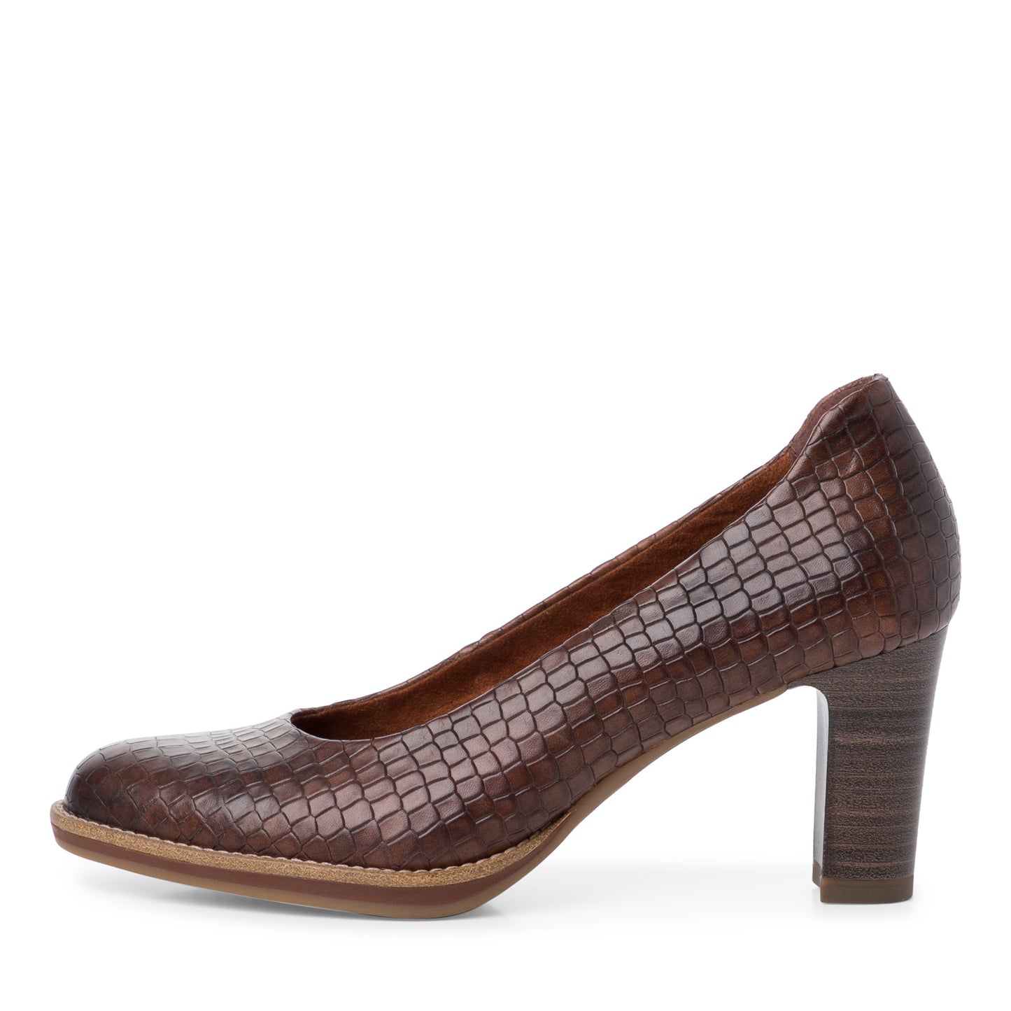 Braune Indianapolis-Pumps