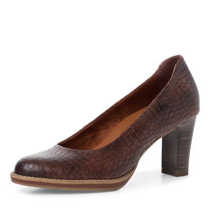 Braune Indianapolis-Pumps