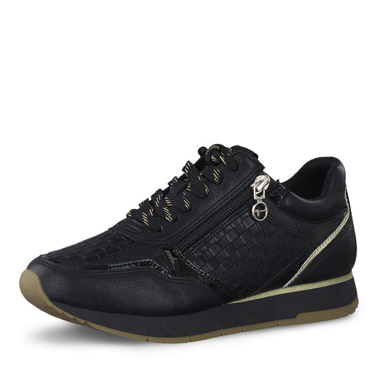 Kombinierte schwarze Anchorage Sneakers