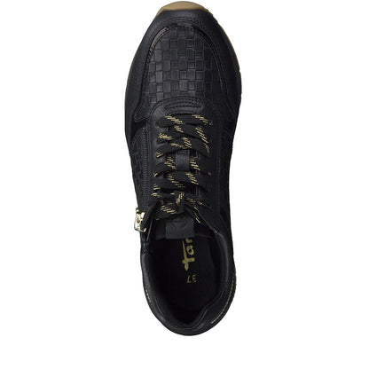 Kombinierte schwarze Anchorage Sneakers