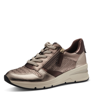 Baskets Tirana Bronzes femmes Tamaris Belgique Nouvelle collection automne/hiver 2023