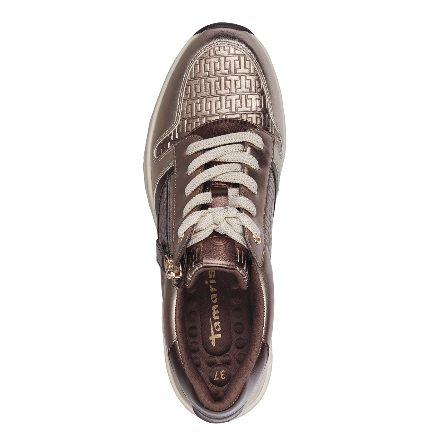 Tirana bronzen sneakers 