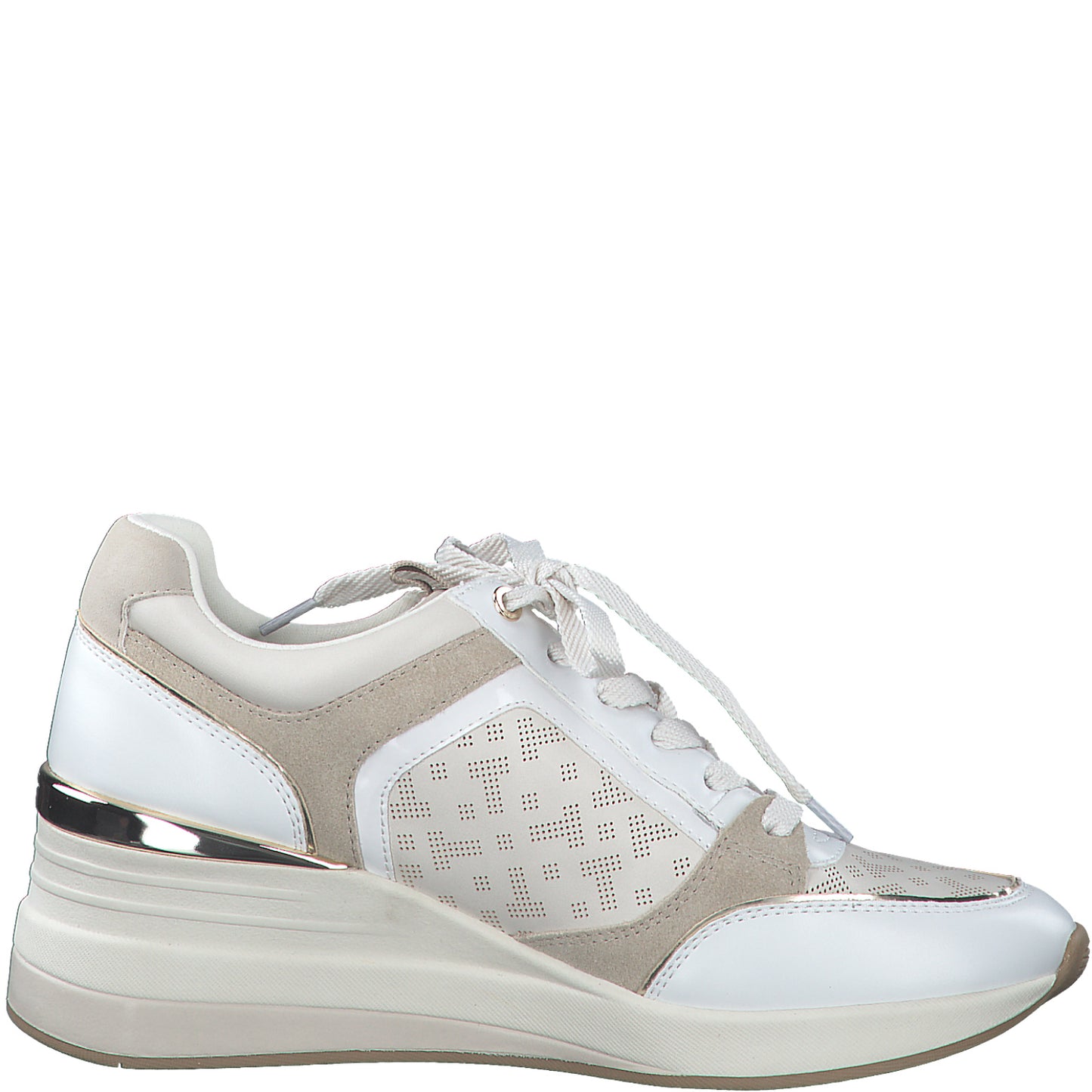 Arlington witte gecombineerde sneakers