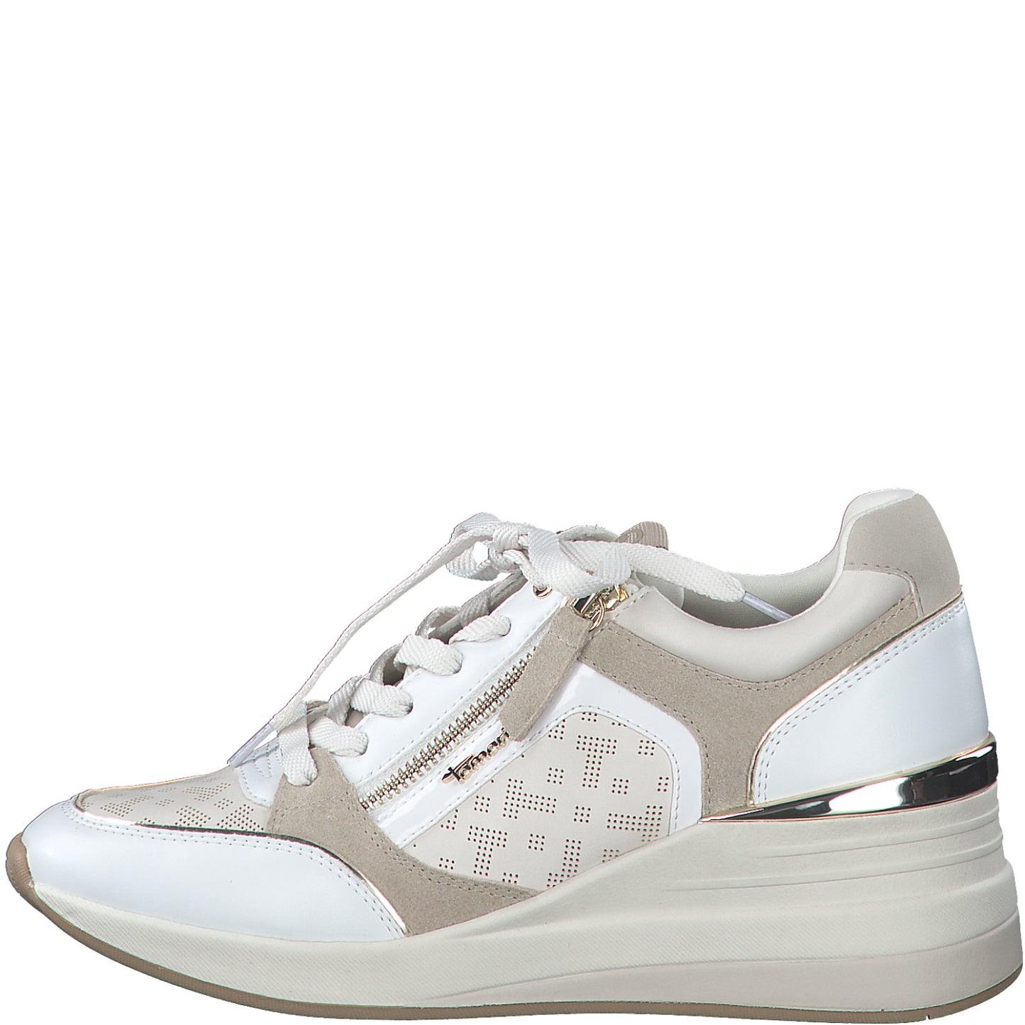 Arlington witte gecombineerde sneakers
