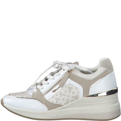 Arlington witte gecombineerde sneakers