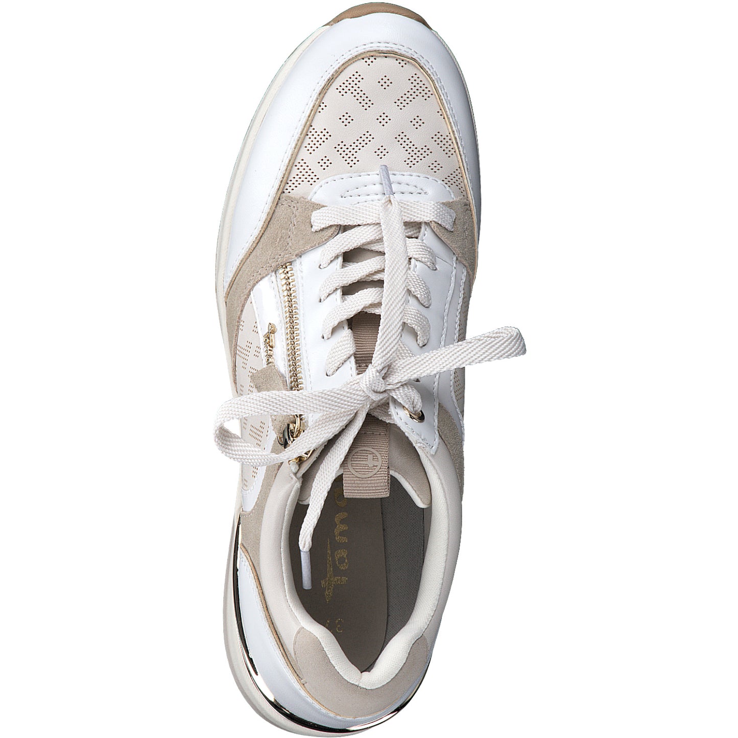 Arlington witte gecombineerde sneakers
