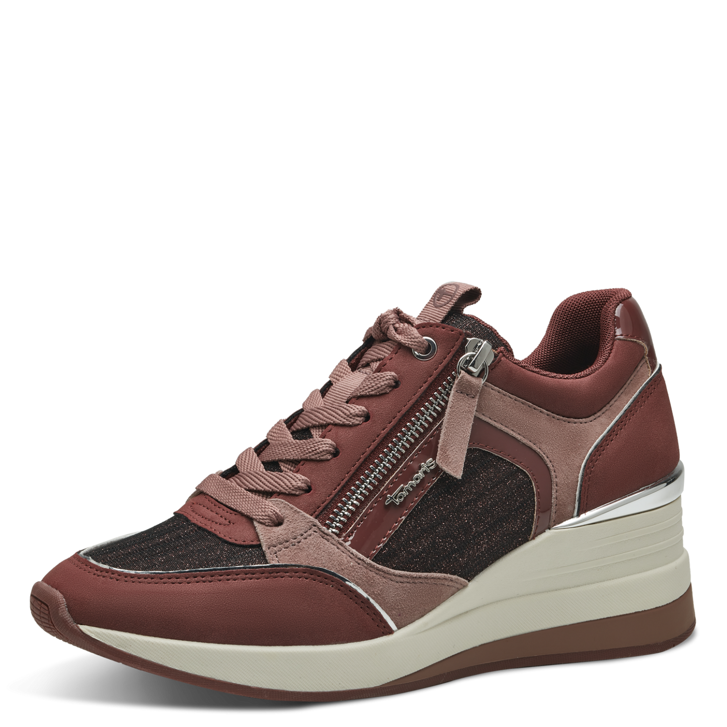 Baskets Arlington Bordeaux Tamaris Chaussures Marie Therese Jeanmart
