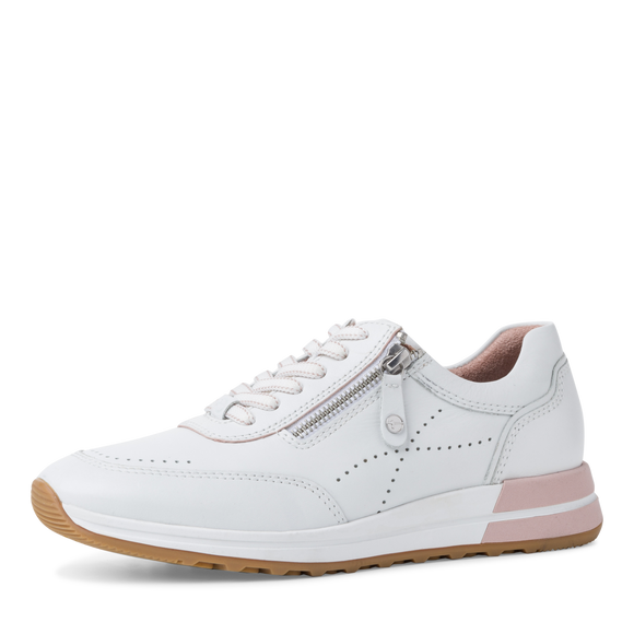 Witte anemoonsneakers