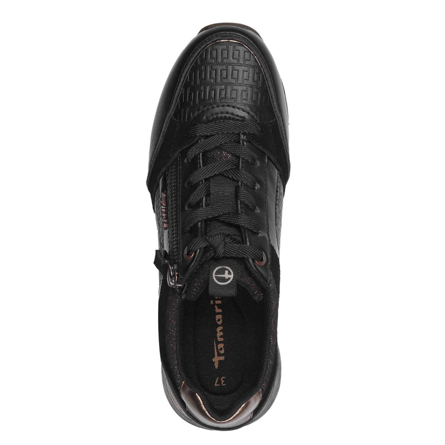 Kombinierte schwarze Marseille-Sneaker