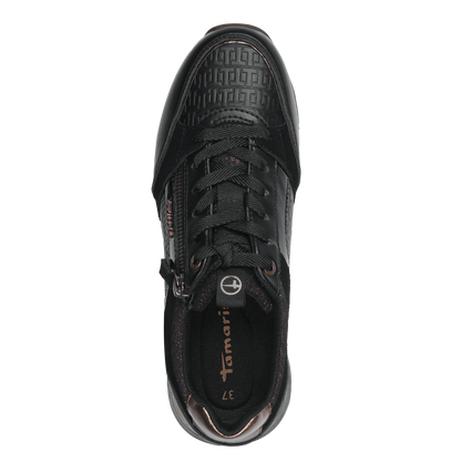 Kombinierte schwarze Marseille-Sneaker