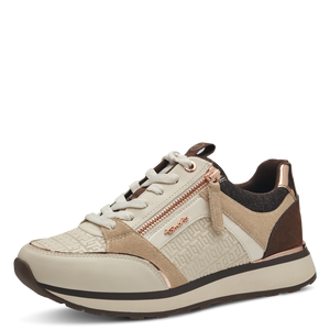 Baskets Marseille Beiges Combinées femmes Tamaris Belgique Nouvelle Collection Automne/hiver 2023